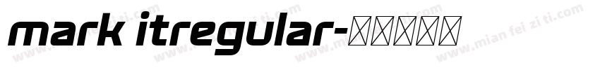 mark itregular字体转换